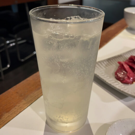 牛三郎　生搾りライムサワー